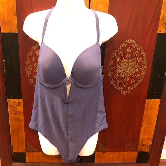 NWT Adore Me Women’s One Piece Swimsuit Crown Blue Size 40C - Picture 11 of 11